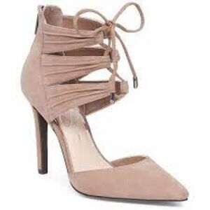 Jessica Simpson Caleya Pointed Toe Ankle Tie Pumps